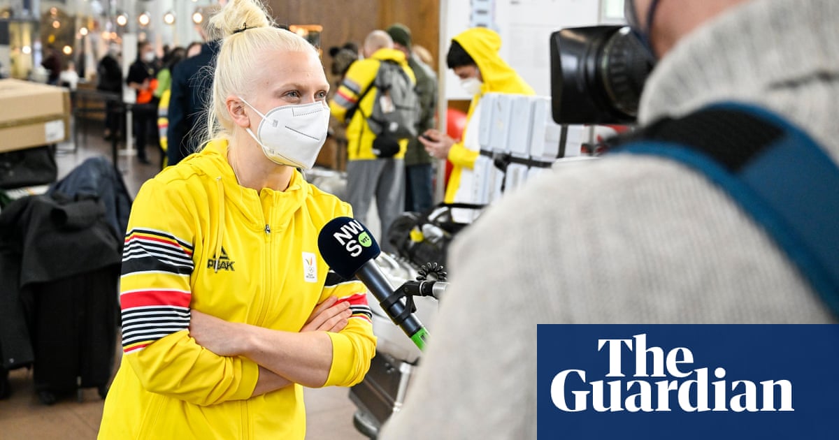Olympic skeleton racer freed from Beijing isolation facility after tearful video plea for help