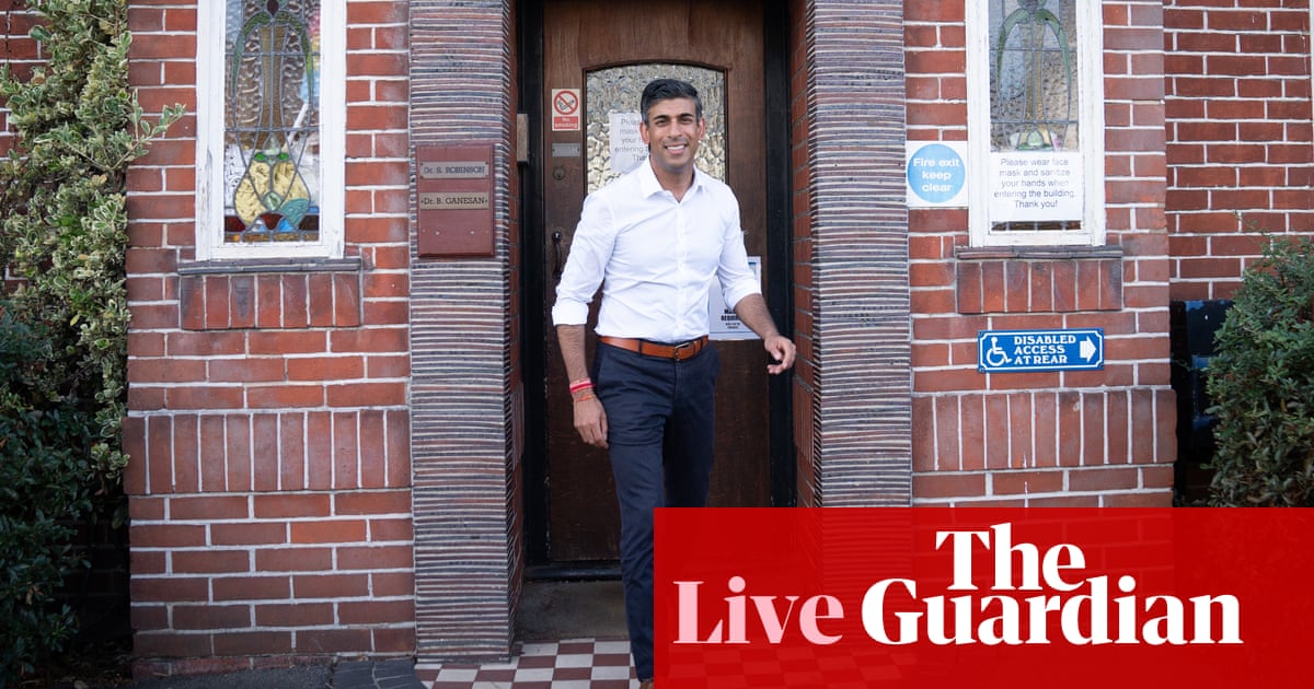 Sunak suggests Johnson let Covid lockdown go on for too long – UK politics live Sunak suggests Johnson let Covid lockdown go on for too long – UK politics live