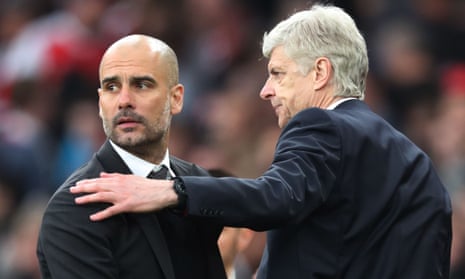 Pep Guardiola and Arsène Wenger