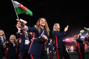 Athletes fly the flag for Team Wales