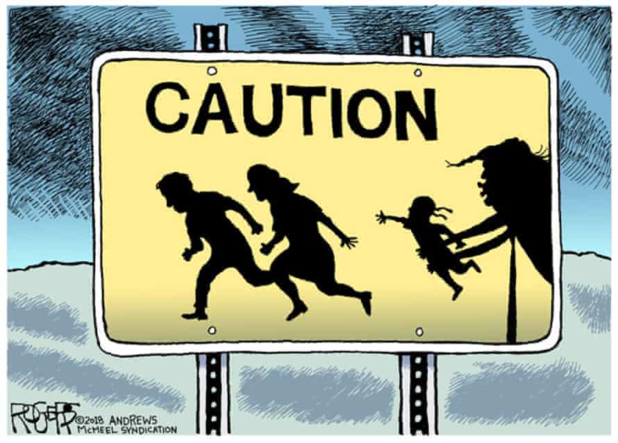 Rogers’ cartoon on the Trump administration immigration policy.