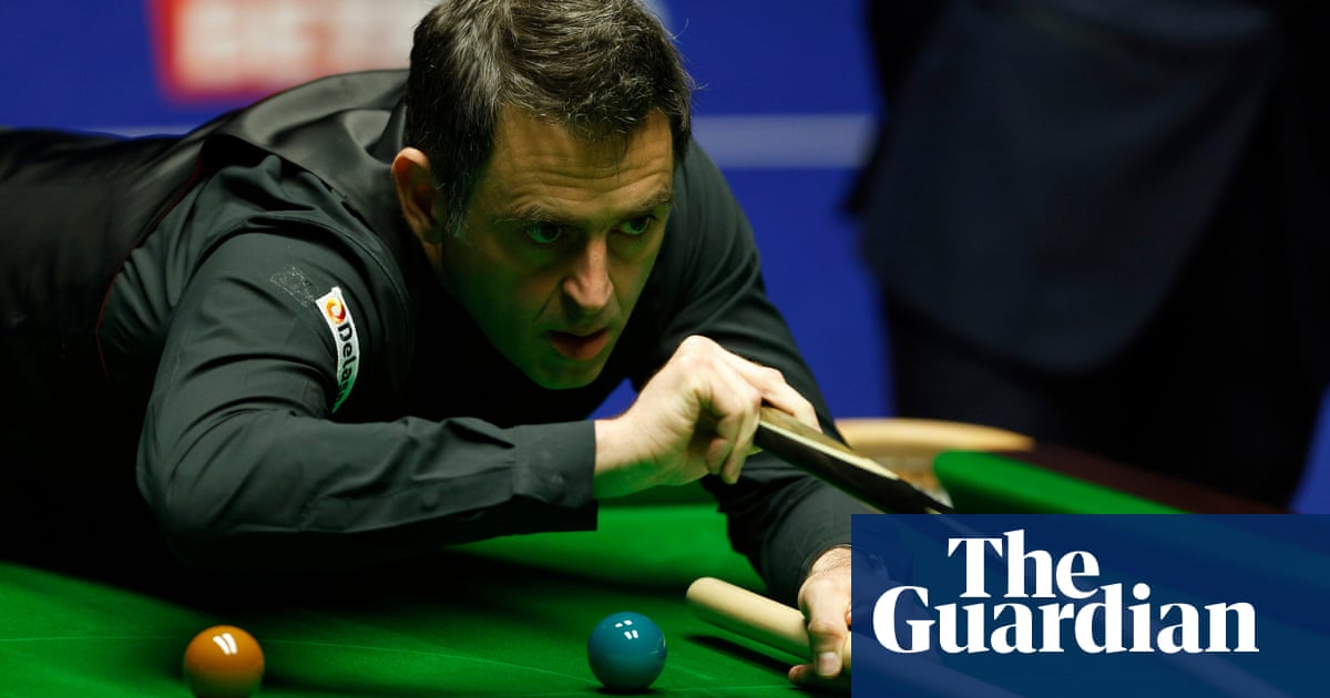 Ronnie O’Sullivan comes from behind to draw level with John Higgins at Crucible