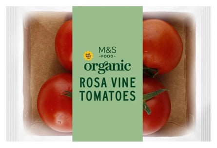 M&S Organic vine-ripened rosa tomatoes