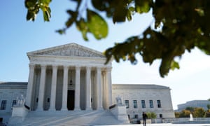 The U.S. Supreme Court building is seen in Washington, DC.