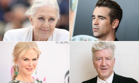 Cannes-bound: (clockwise from top left) Vanessa Redgrave, Colin Farrell, David Lynch and Nicole Kidman