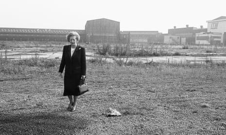 Margaret Thatcher in Middlesbrough in 1987. 