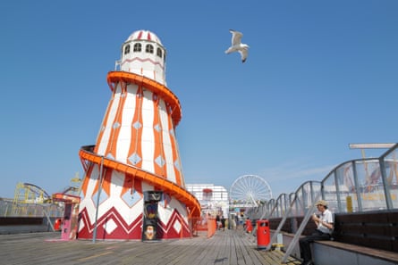 The helter-skelter on the pier at Clacton