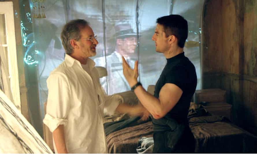 Steven Spielberg and Tom Cruise