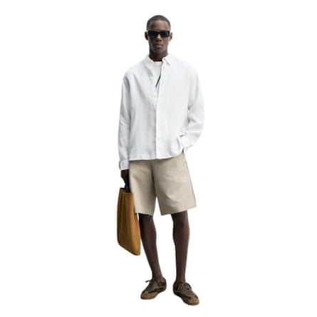 Zara 100% linen shirt.