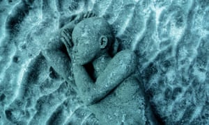 A sculpture by Jason deCaires Taylor