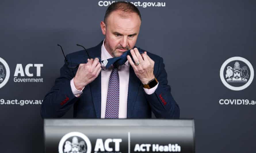 The ACT chief minister Andrew Barr