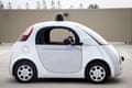 A prototype of Google’s self-driving vehicle: the technology is underpinned by cloud computing networks.