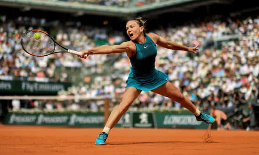 Simona Halep, who was seen here during the final victory in the women's singles over Sloan Stevens at the 2018 French Open.