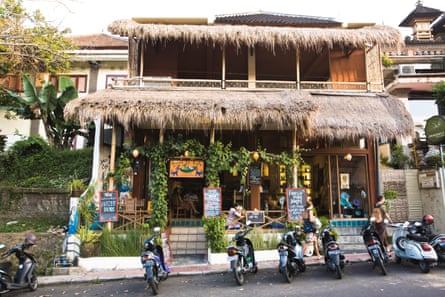 The cafes of towns like Ubud are seen as perfect backgrounds for Instagram and TikTok