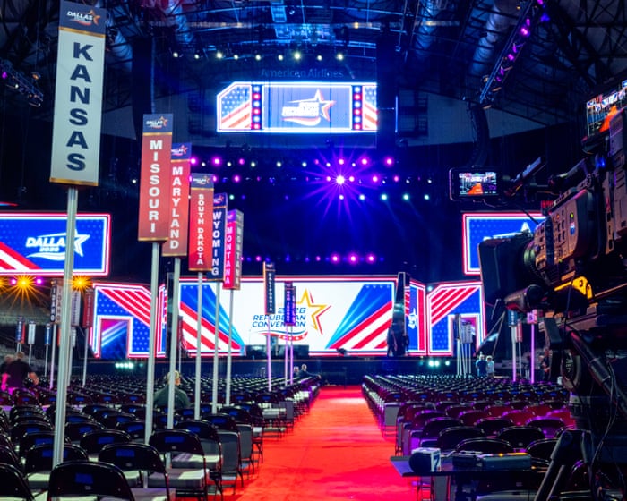 Trump center stage at midterm convention as Democrats accuse Republicans of ‘working to rig’ election – live