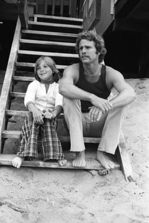 In Malibu with his daughter Tatum during an interview with Women’s Wear Daily