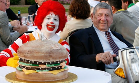 Jim Delligatti at his 90th birthday party in 2008