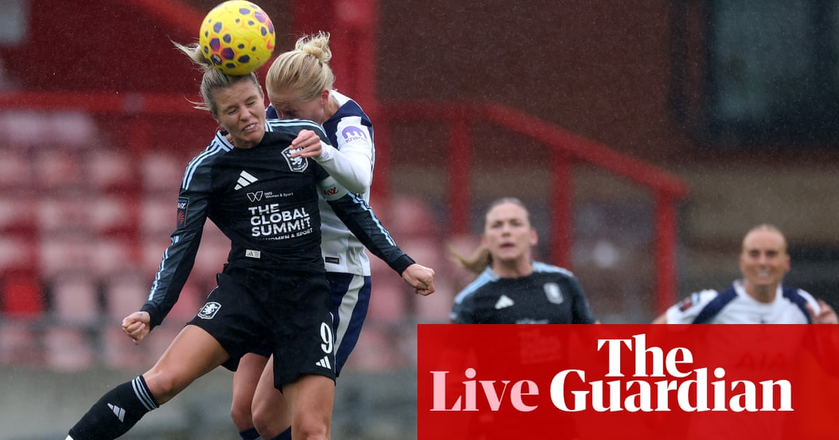 Manchester United v West Ham, Tottenham v Aston Villa, and more: WSL clockwatch – live