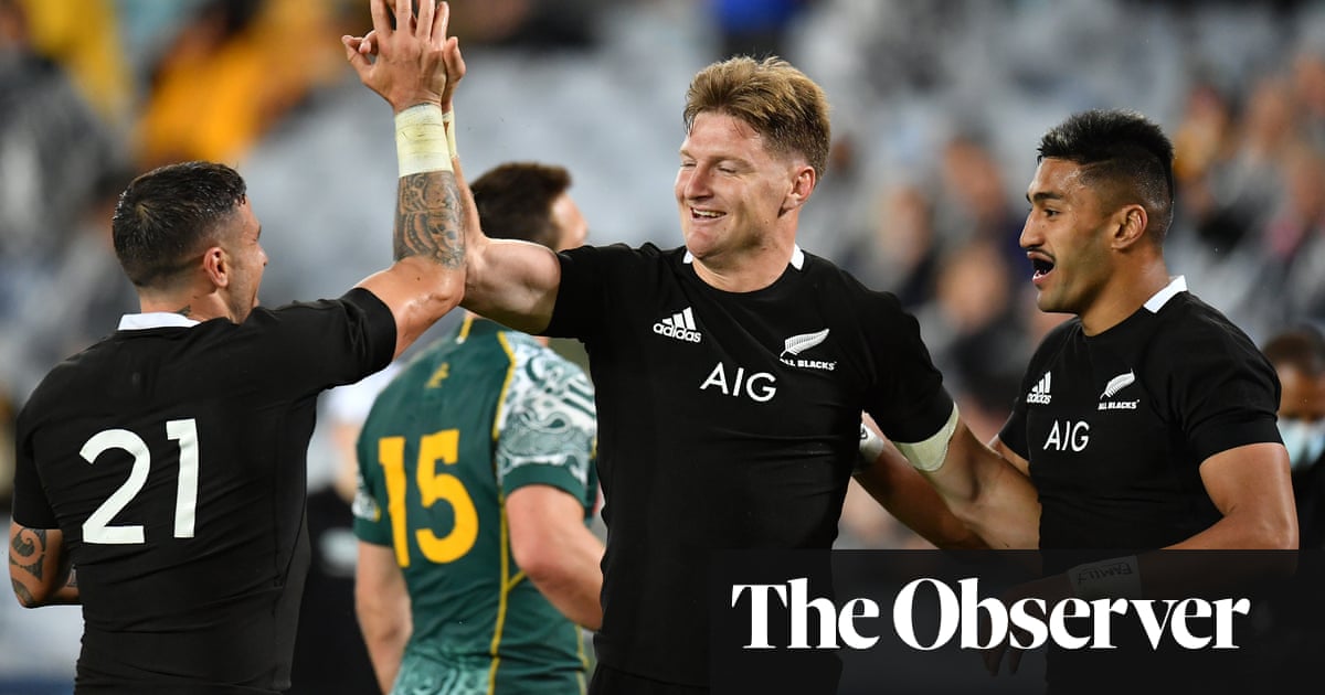 All Blacks Inflict Record Defeat On Wallabies To Retain Bledisloe Cup In Tri Nations Opener Sport The Guardian
