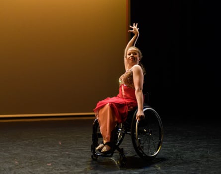 Amy Trigg performing in Fusion, Sadler’s Wells, London, 2018.