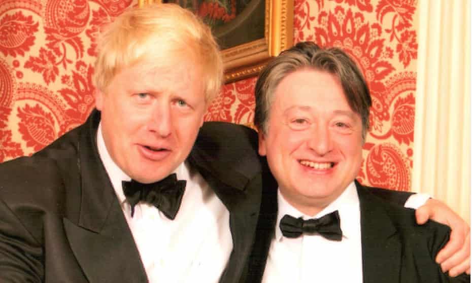 Boris Johnson pictured with Alexander Temerko, who has given more than £1.3m to the Conservative party.
