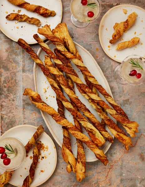 Cheesy anchovy straws and chocolate meringue kisses: Yotam