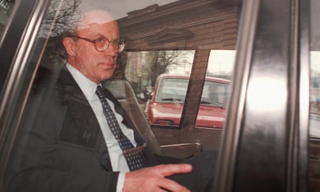 Sir Andrew Wood pictured in Moscow in 1996, when he was the British ambassador in the city.