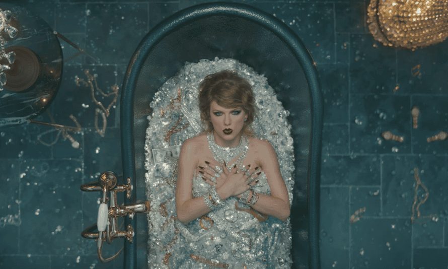 A still from Taylor Swift's music video for her new single Look What You Made Me Do