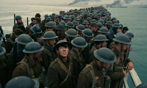 Soldiers waiting to be rescued from the Nazi’s in Christopher Nolan’s Dunkirk