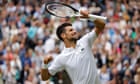 Novak Djokovic blows away Andrey Rublev to extend epic Centre Court run