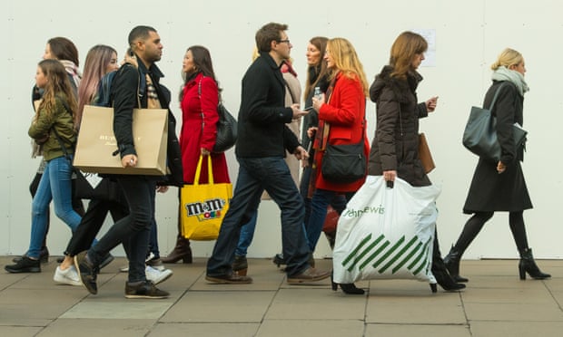 Britons kept shopping despite economic uncertainty after the Brexit vote.