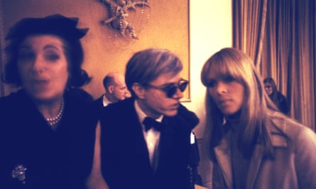 Andy Warhol with Nico (right) in New York, 1966.