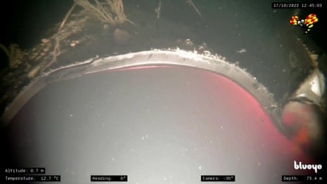 Nord Stream pipeline damage captured in underwater footage – video