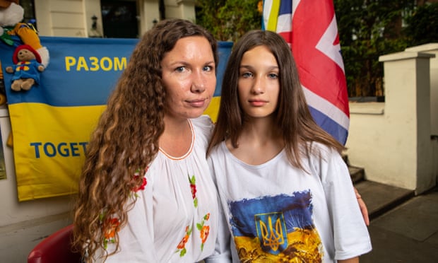Olha Plyushch and daughter Sandra