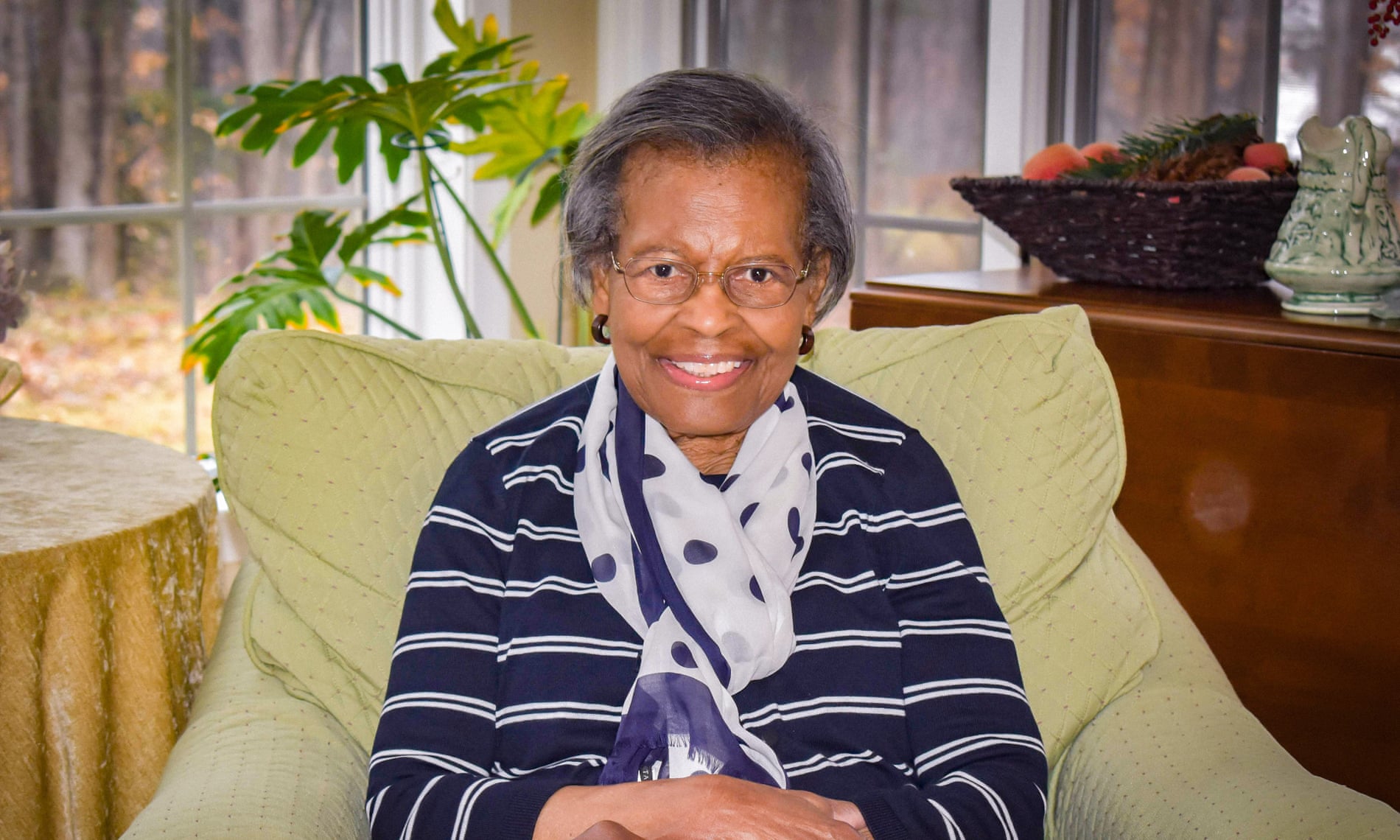 Gladys West, at her home in Virginia.