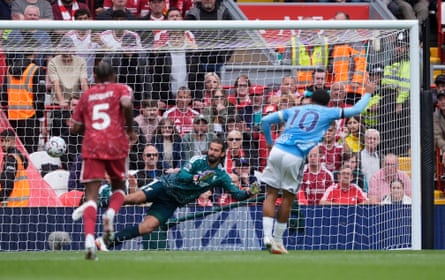 Morgan Gibbs-White scores a penalty for Nottingham Forest.