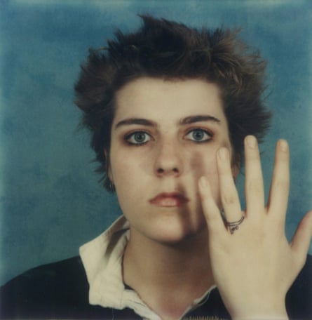 Rose Boyt. Self-portrait with ring drawn by Andy Warhol, New York, 1978.