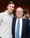 Jared Kushner and Rupert Murdoch at a 2014 movie premiere in New York.
