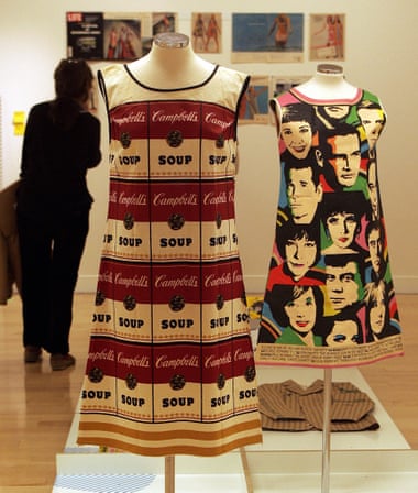 Campbell’s ‘souper dress’ reappropriated Andy Warhol’s screenprint designs.