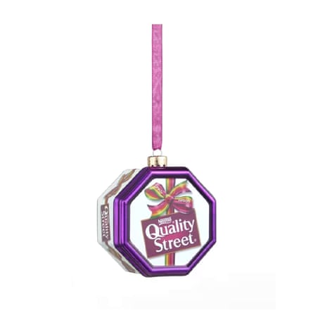 John Lewis x Nestlé Quality Street Tin Bauble, 1990s