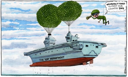 Steve Bell on Sunak’s plan to defend against spy balloons – cartoon