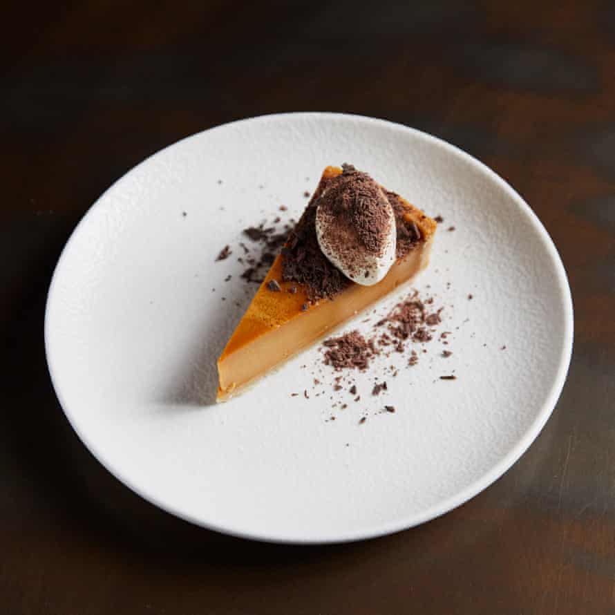 Salted caramel tart, The Booking Office 1869.