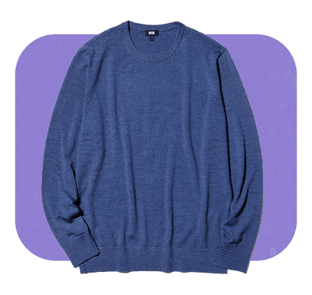Uniqlo blue Jumper