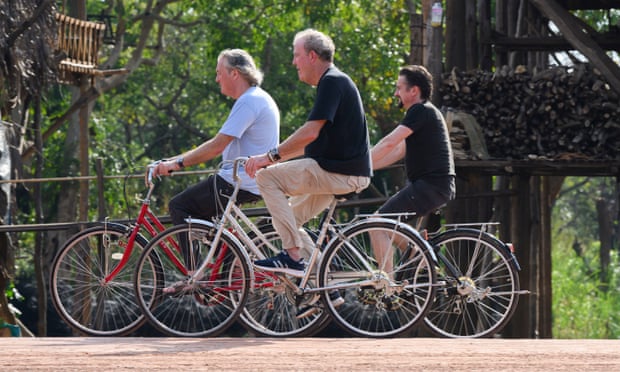 Piddling peddlers … James May, Jeremy Clarkson and Richard Hammond.