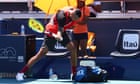 Kyrgios abuses umpire, poses for selfie and is docked a game in Miami Open defeat