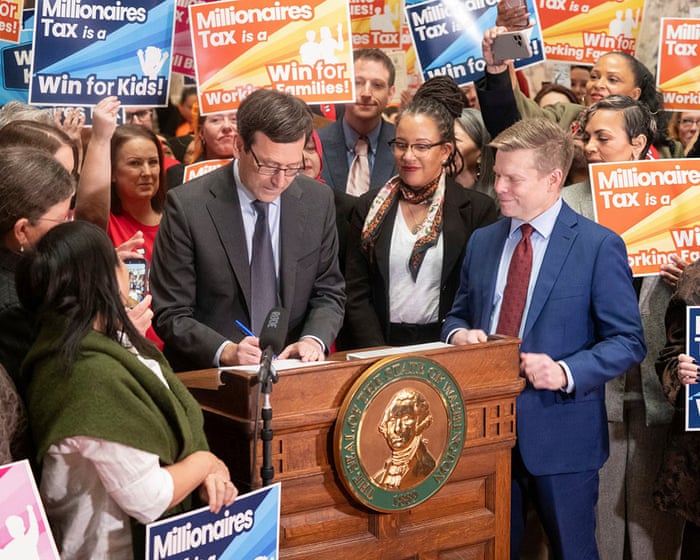 Millionaire tax no more? Rightwing groups lead effort to repeal Washington state law