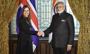 The plane that Stefansson took was reported to have been carrying the Icelandic prime minister, Katrín Jakobsdóttir, to a meeting with India’s prime minister in Stockholm on Tuesday.