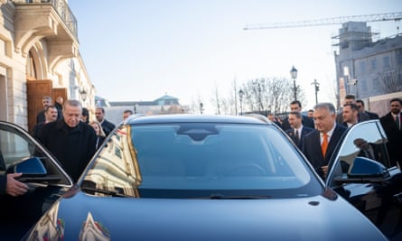 Viktor Orbán with Turkish leader Recep Tayyip Erdoğan