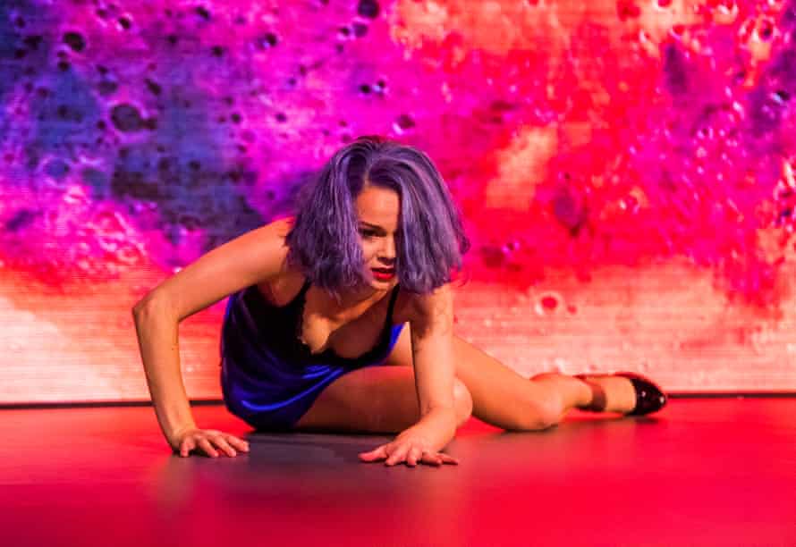Lennox as Elly in Lazarus by David Bowie and Enda Walsh, directed by Ivo van Hove, in 2016.