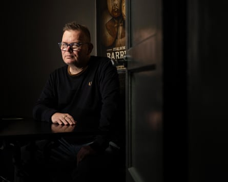 Matthew Collins, who volunteered for the British National party before turning informant; he now works for Hope Not Hate. He is pictured in a wood-panelled dark rook